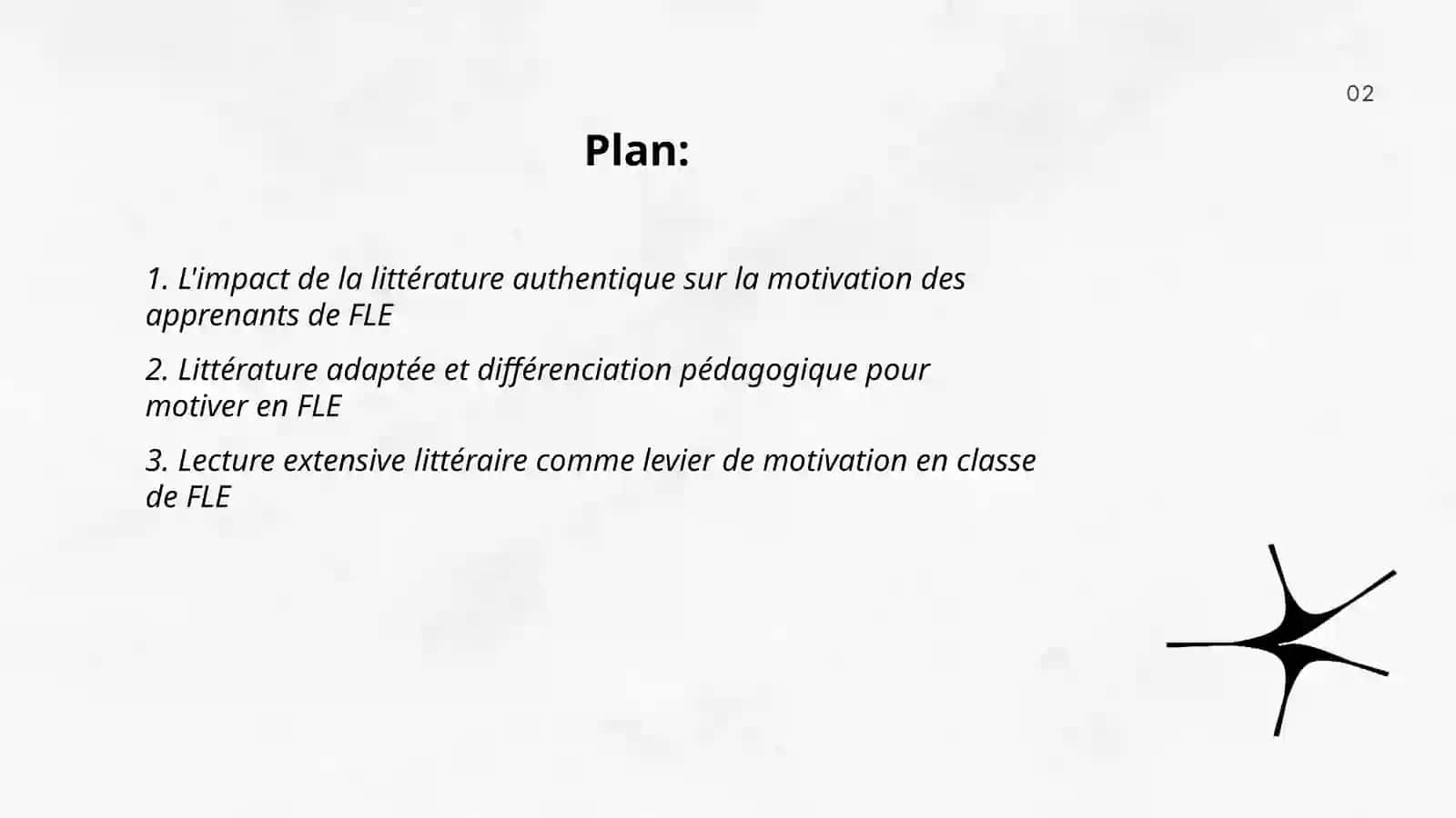 La littérature comme outil de motivation pour les apprenants de FLE 2