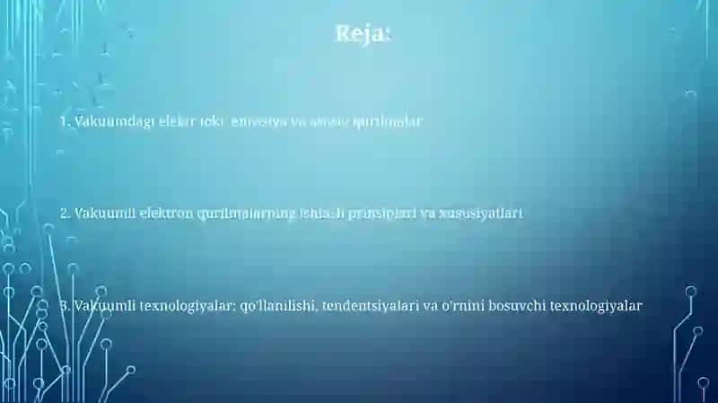 Vakumda elektor toki 2