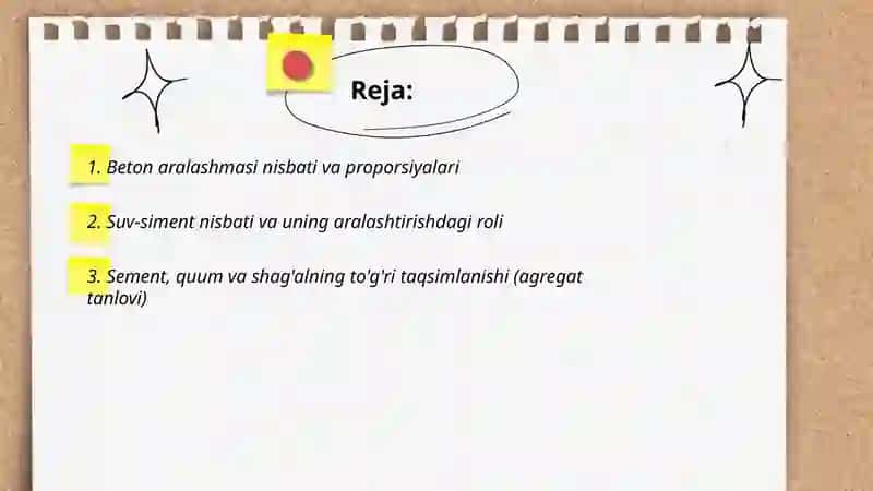 Beton qorishmasini aralashtirish 2