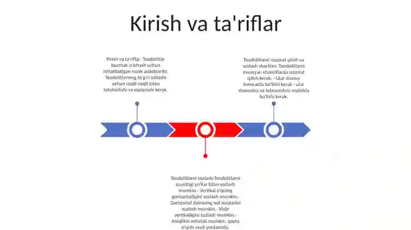 Teodolitlarni Tekshirish Shartlari Va Sozlash 2