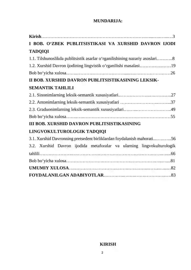 XURSHID DAVRON PUBLITSISTIKASINING TIL XUSUSIYATLARI 2