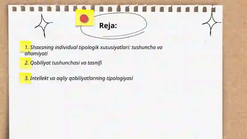 Shaxsning individual tipologik xususiyatlari 2