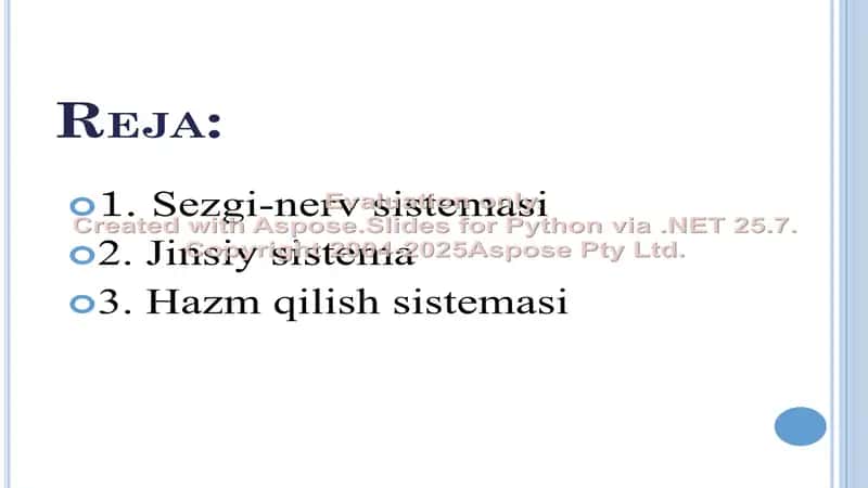 A'zolar sistemasi ontofilogenezi 2