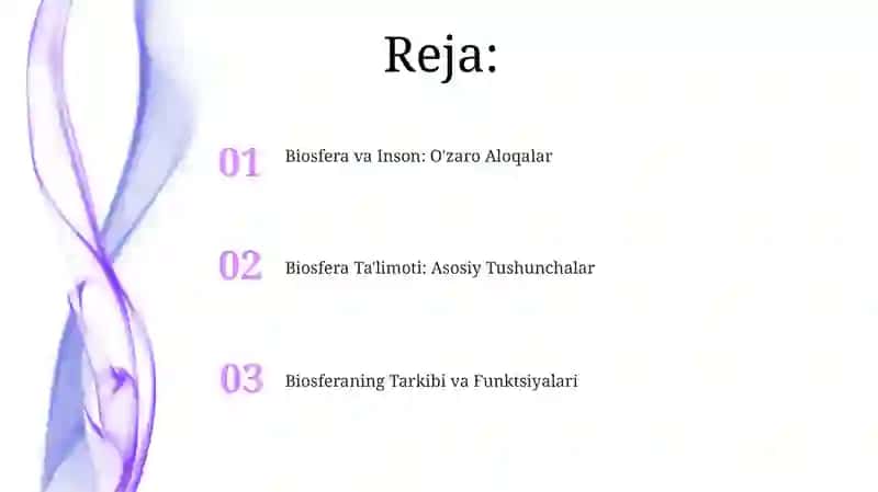 Biosferaning Tarkibi va Funktsiyalari 2