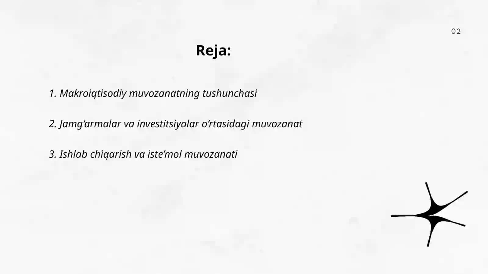 Makroiqtisodiy muvozanat 2