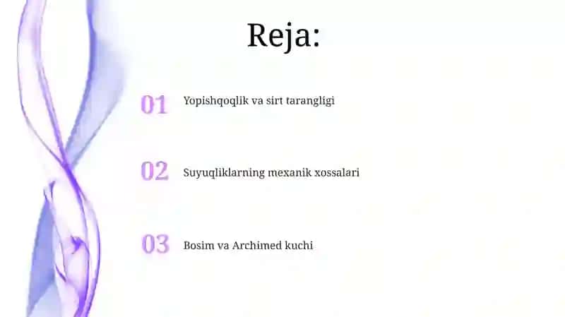 Suyuqliklarning mexanik xossalari 2