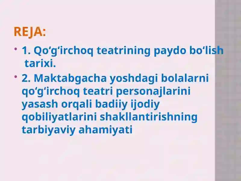Qo`g`irchoq teatrining paydo bo`lishi 2