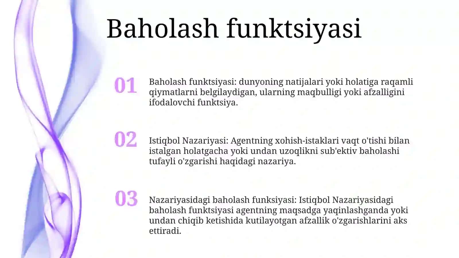 Istiqbol Nazariyasi 2