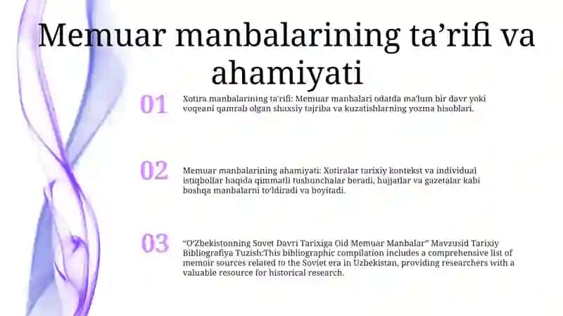 O‘Zbekistonning Sovet Davri Tarixiga Oid Memuar Manbalar 2