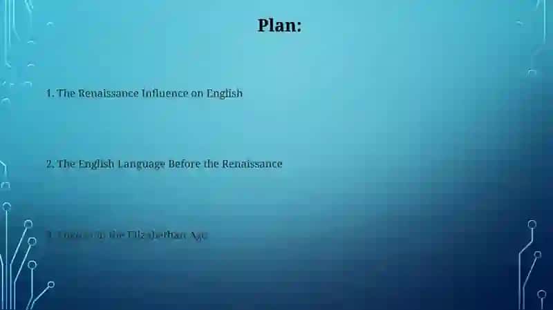 English and the Renaissance Era 2
