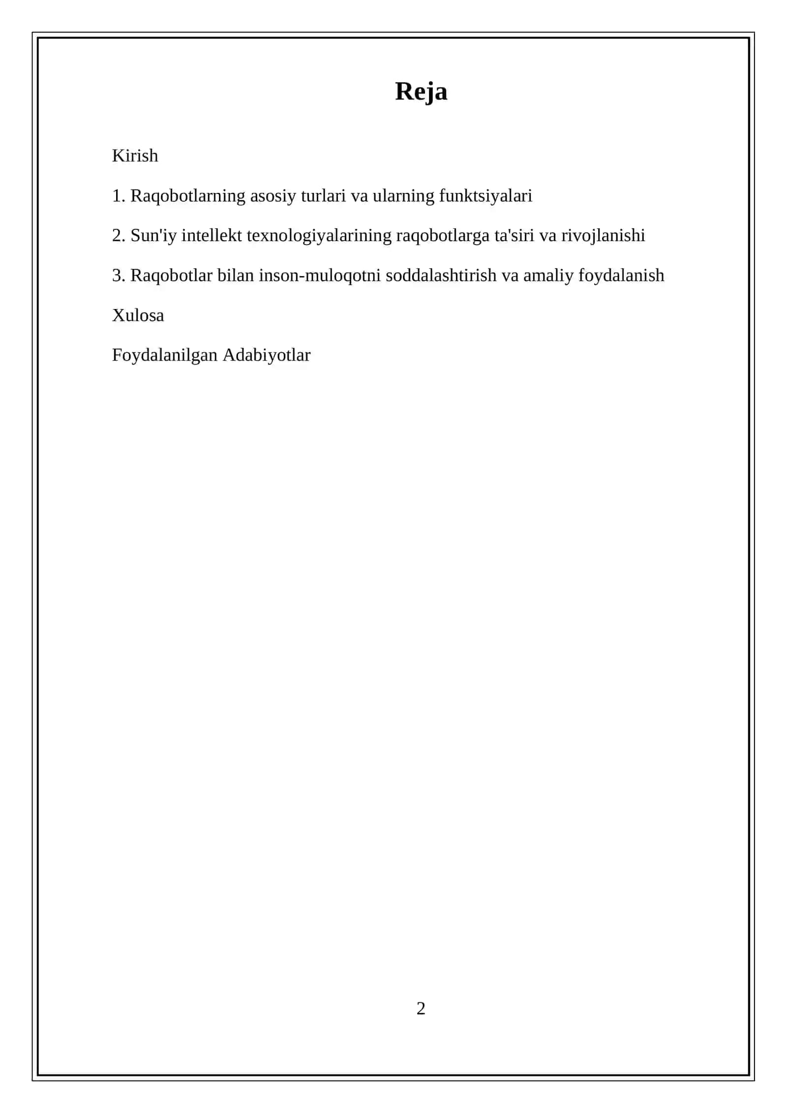 Raqobotlar va ularning funktsiyalari 2
