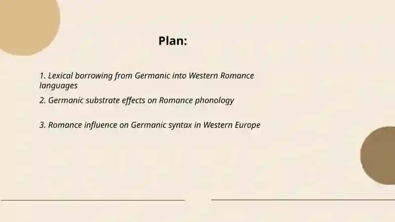 Specific features of Western roman-germanic languages 2