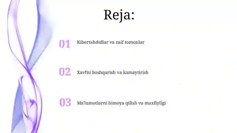Kiber Tahdidlar va Zaifliklar 2