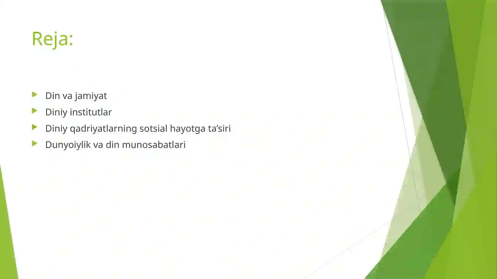 Din sotsiologiyasining jamiyat hayotidagi o‘rni va ahamiyati 2