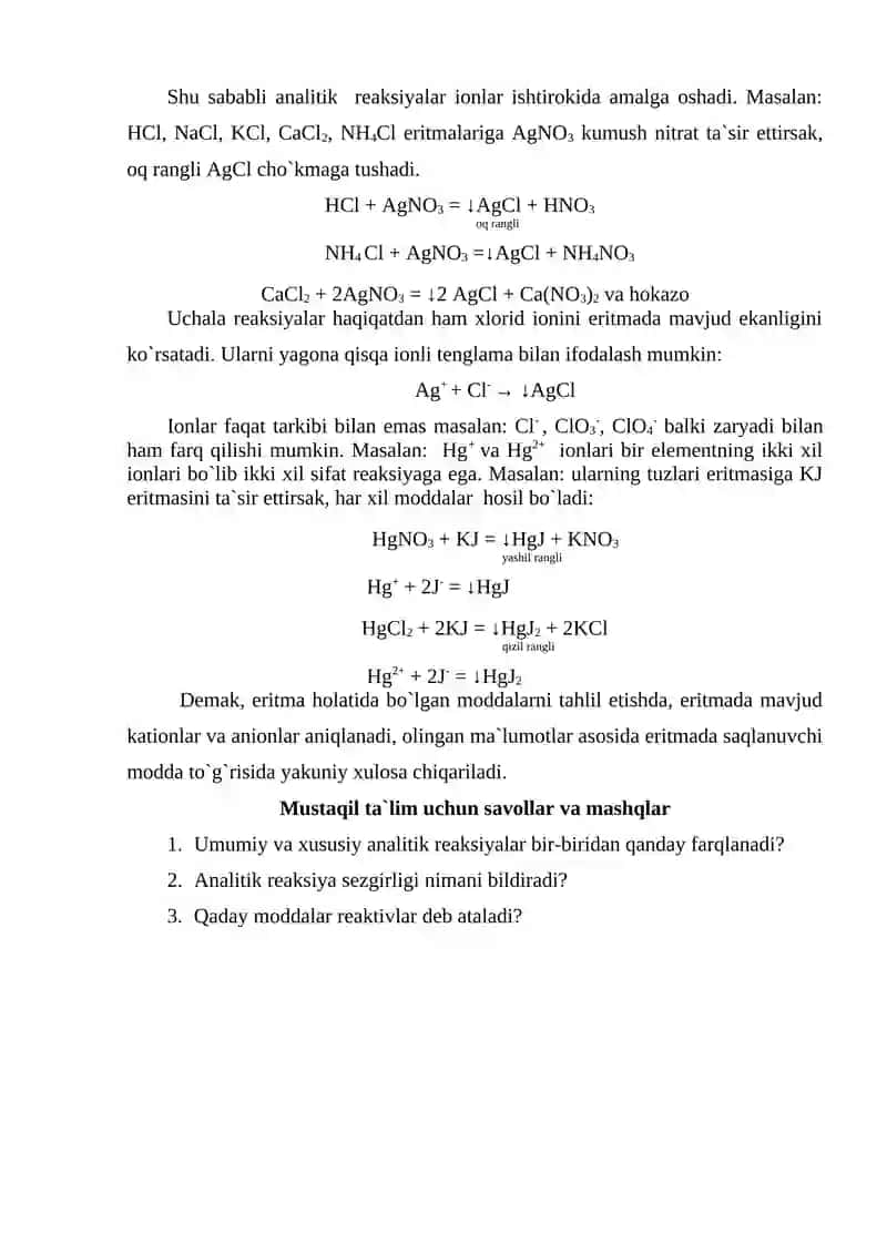 Analitik kimyo usullarini 2
