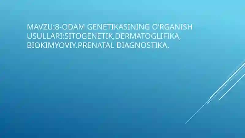 Odam genetikasi 2