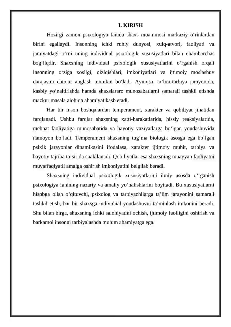 SHAXSNING INDIVIDUAL PSIXOLOGIK XUSUSIYATLARI 2