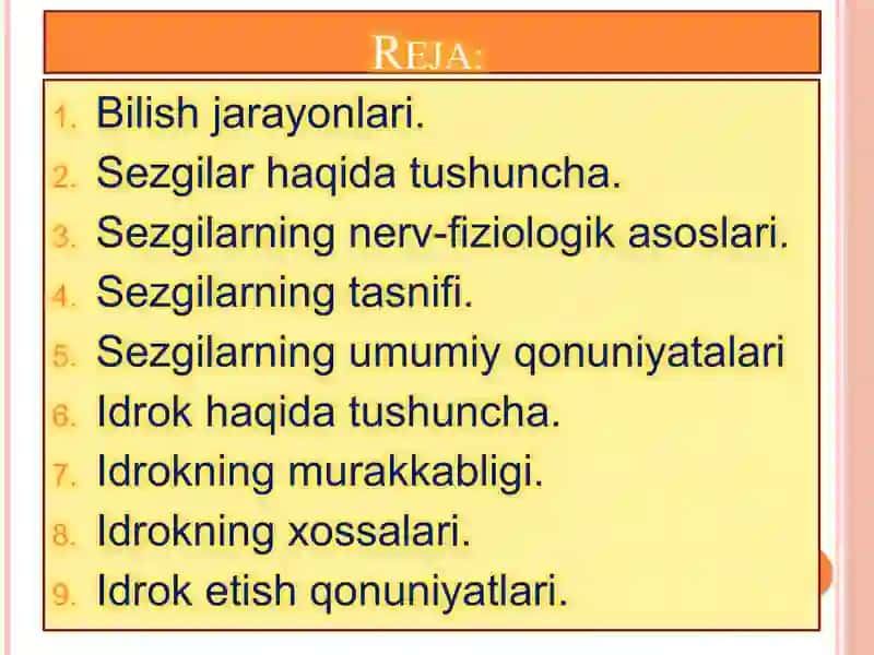 Sezgivai idrokning psixologik mohiyati 2