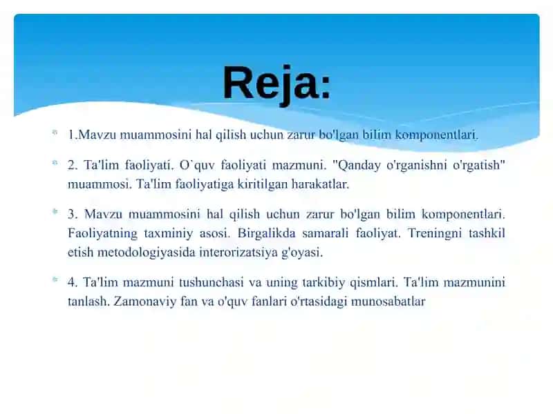 Didaltika ta'lim nazariyasiyasi sifatida 2