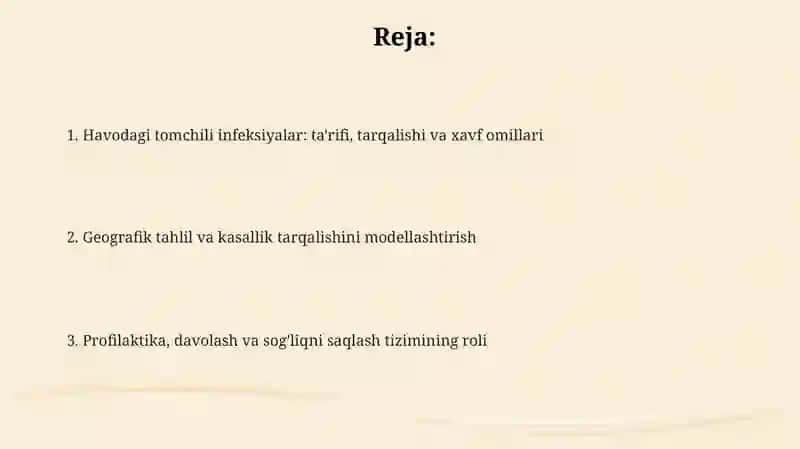Havodagi tomchili infeksiyalar: ta'rif va turlari 2