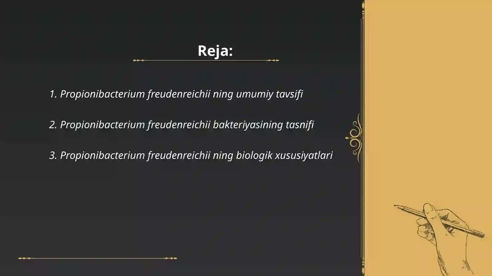 Propionibacterium Freudenreichii Haqida Ma'lumotlar 2