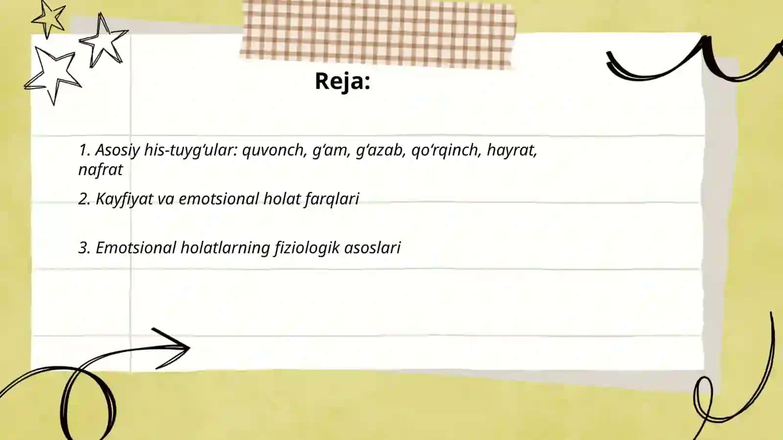 Emotsional holatlar 2