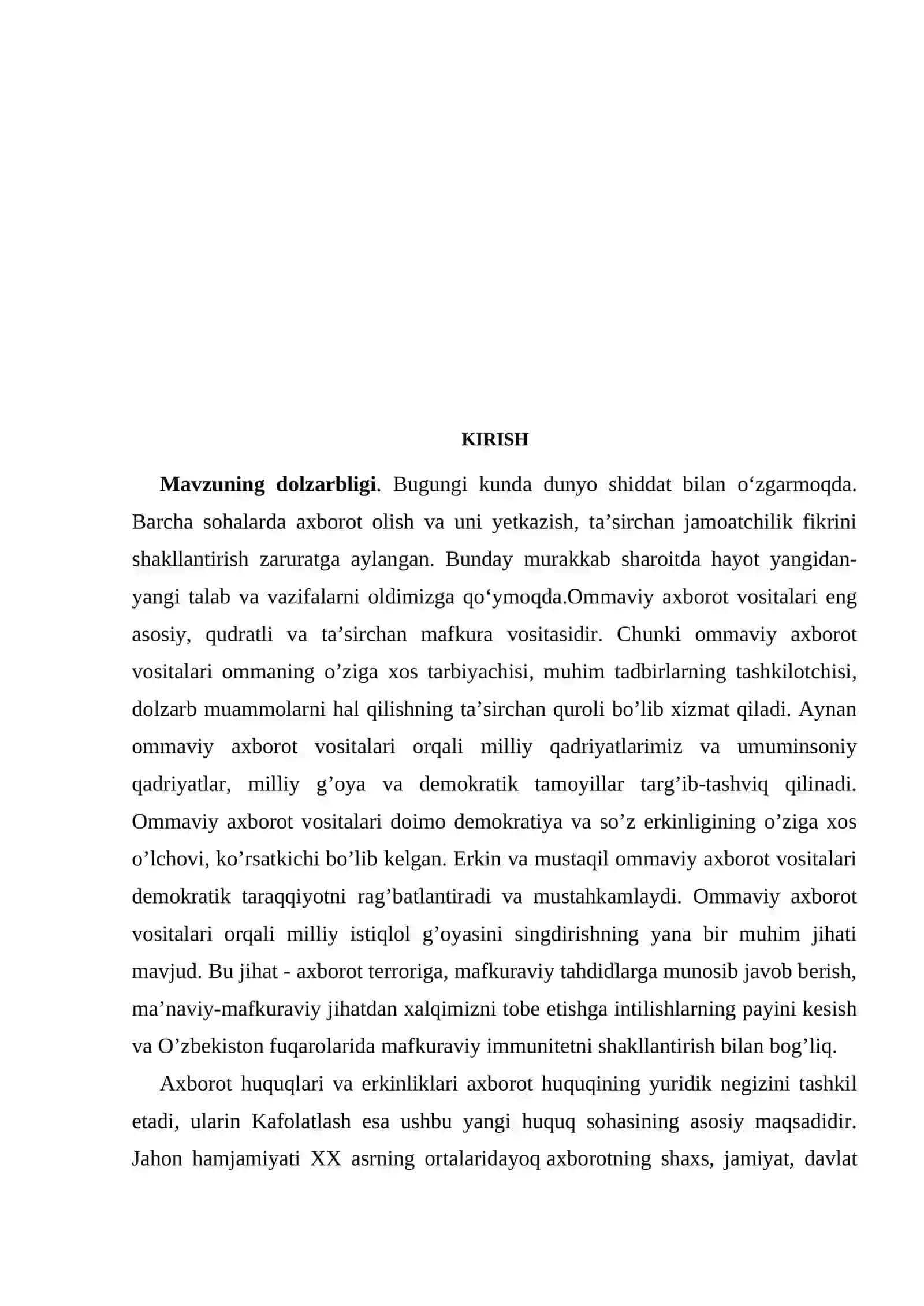 Ommaviy axborot vositalari 2