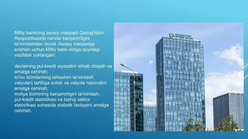 O'rta Osiyomamlakatlar Markaziy Banklarining Xalqaro Hisob-kitoblari 2