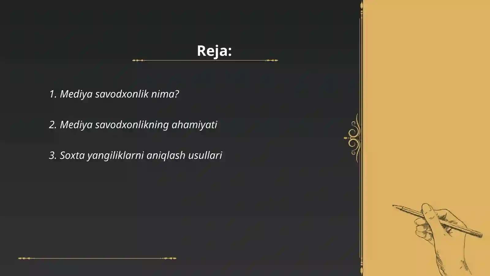 Mediya savodxonlikni qanday oshirish mumkin 2
