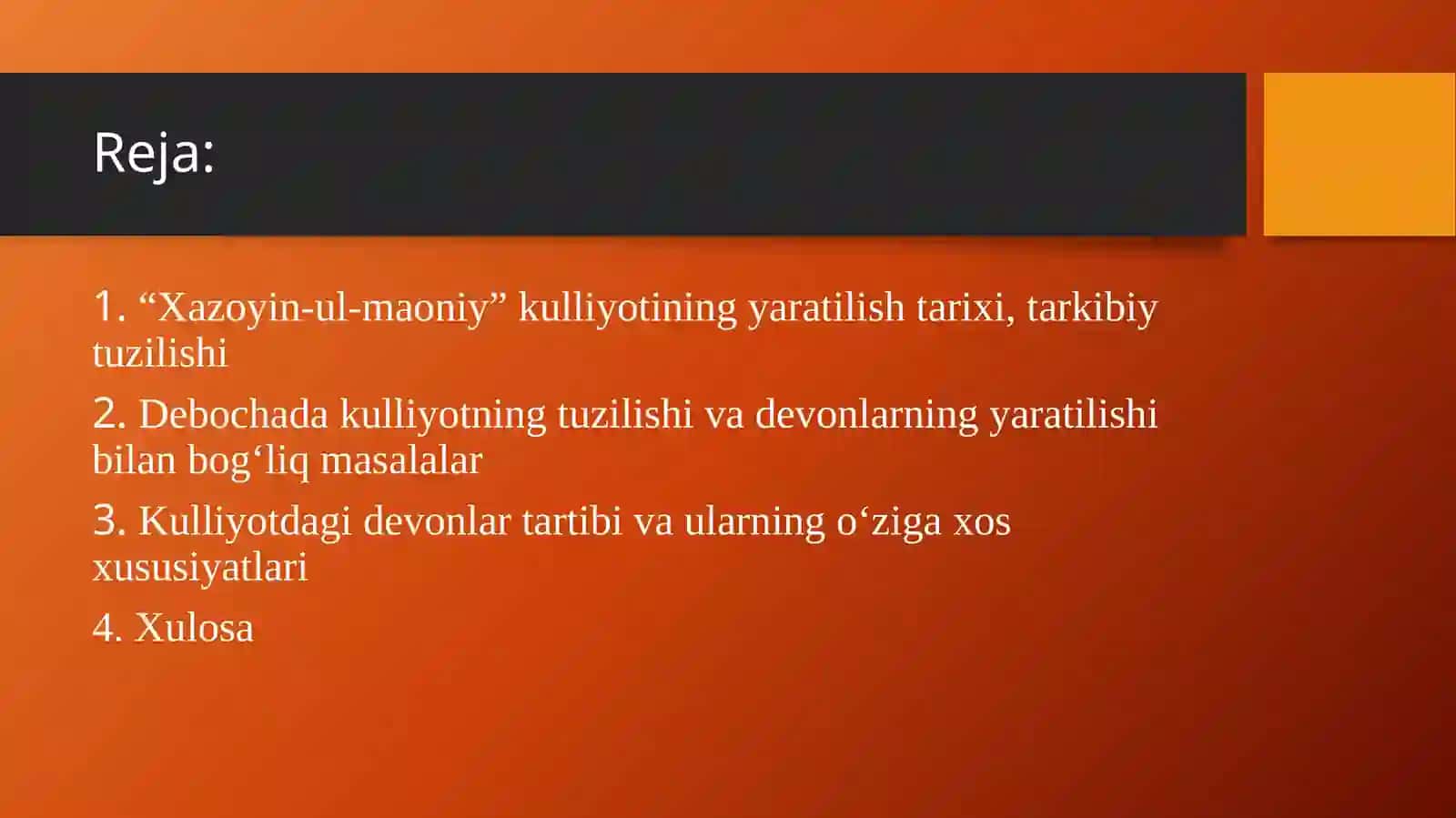 "Xazoyin-ul-maoniy" kulliyoti 2
