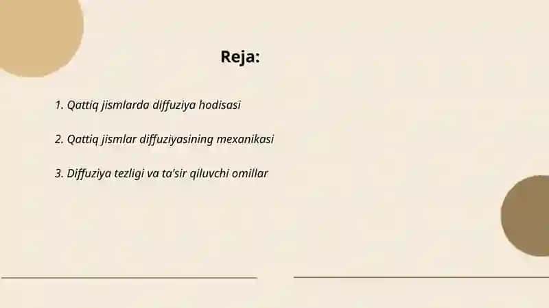 Qattiq jismlardagi diffuziya xodisalari 2