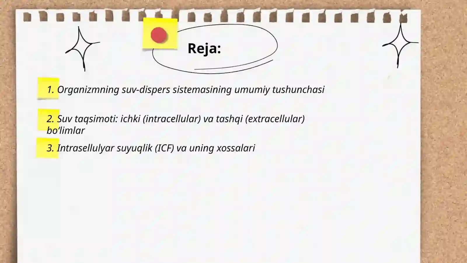 Organizmning suv-dispers sistemasi 2