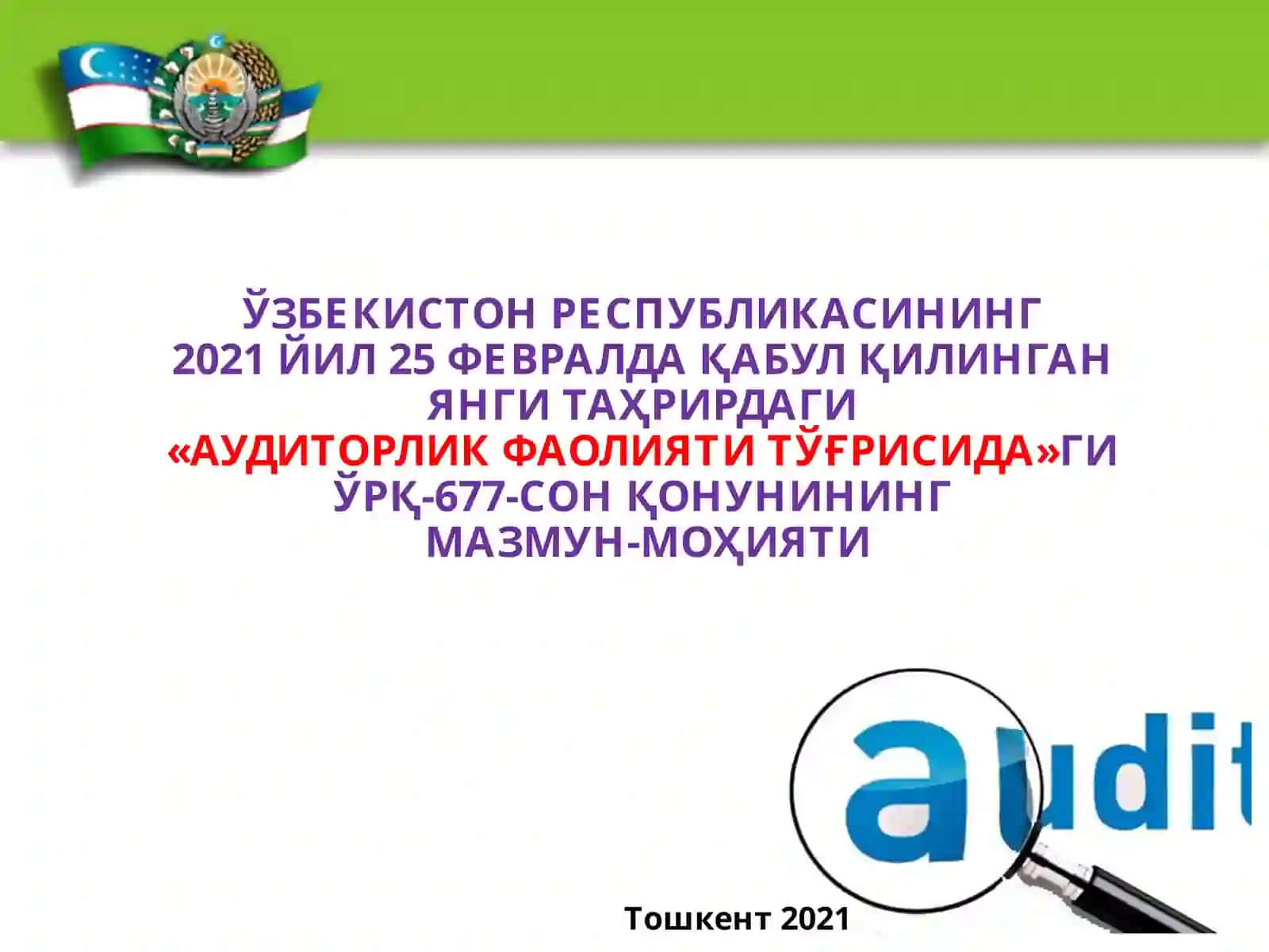 Аудиторлик фаолияти 2
