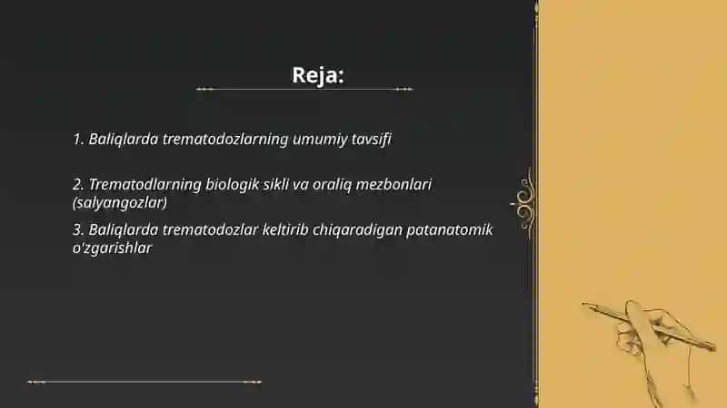 Baliqlarning trematodoz kasalliklari 2
