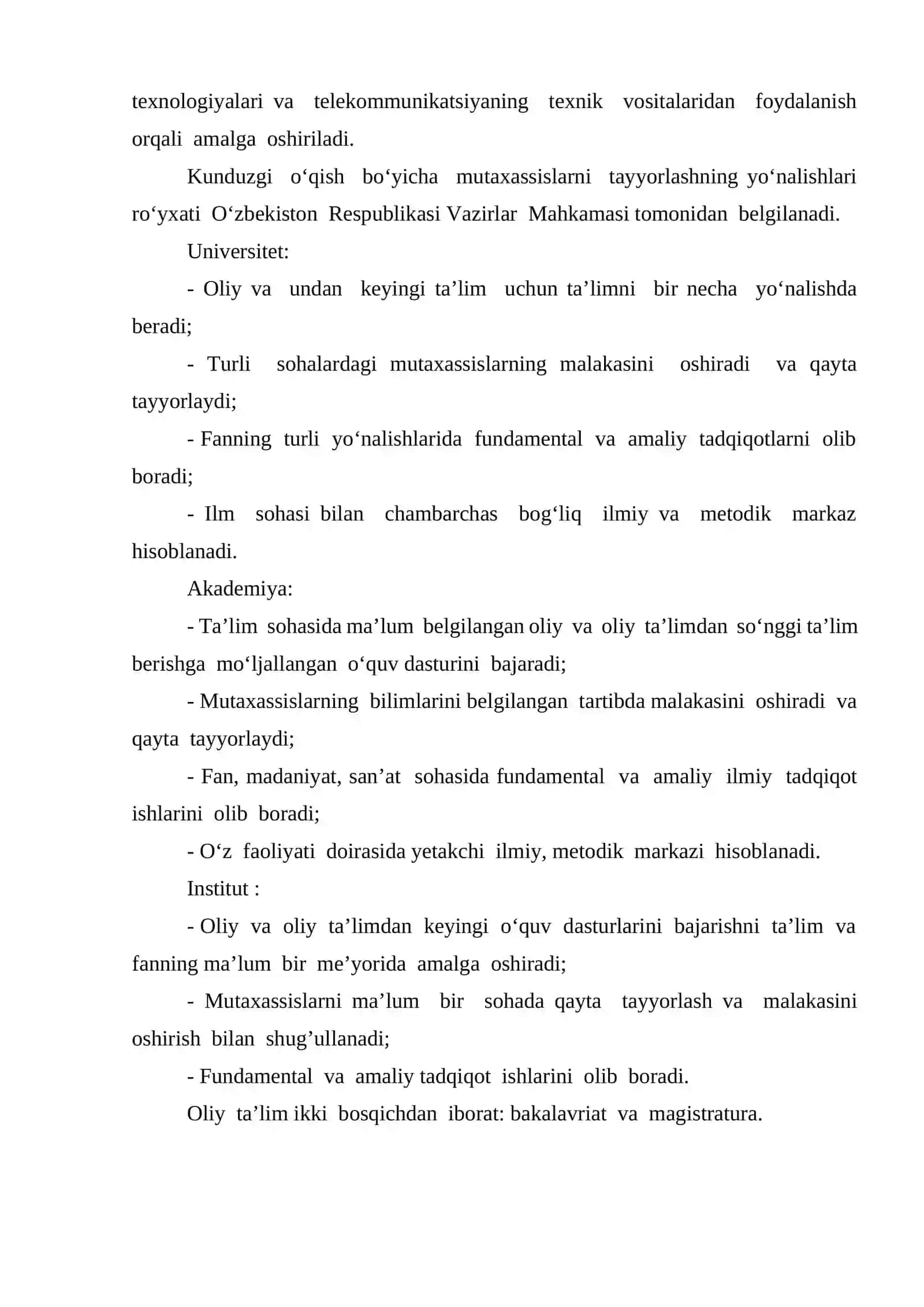 Oliy ta’lim 2