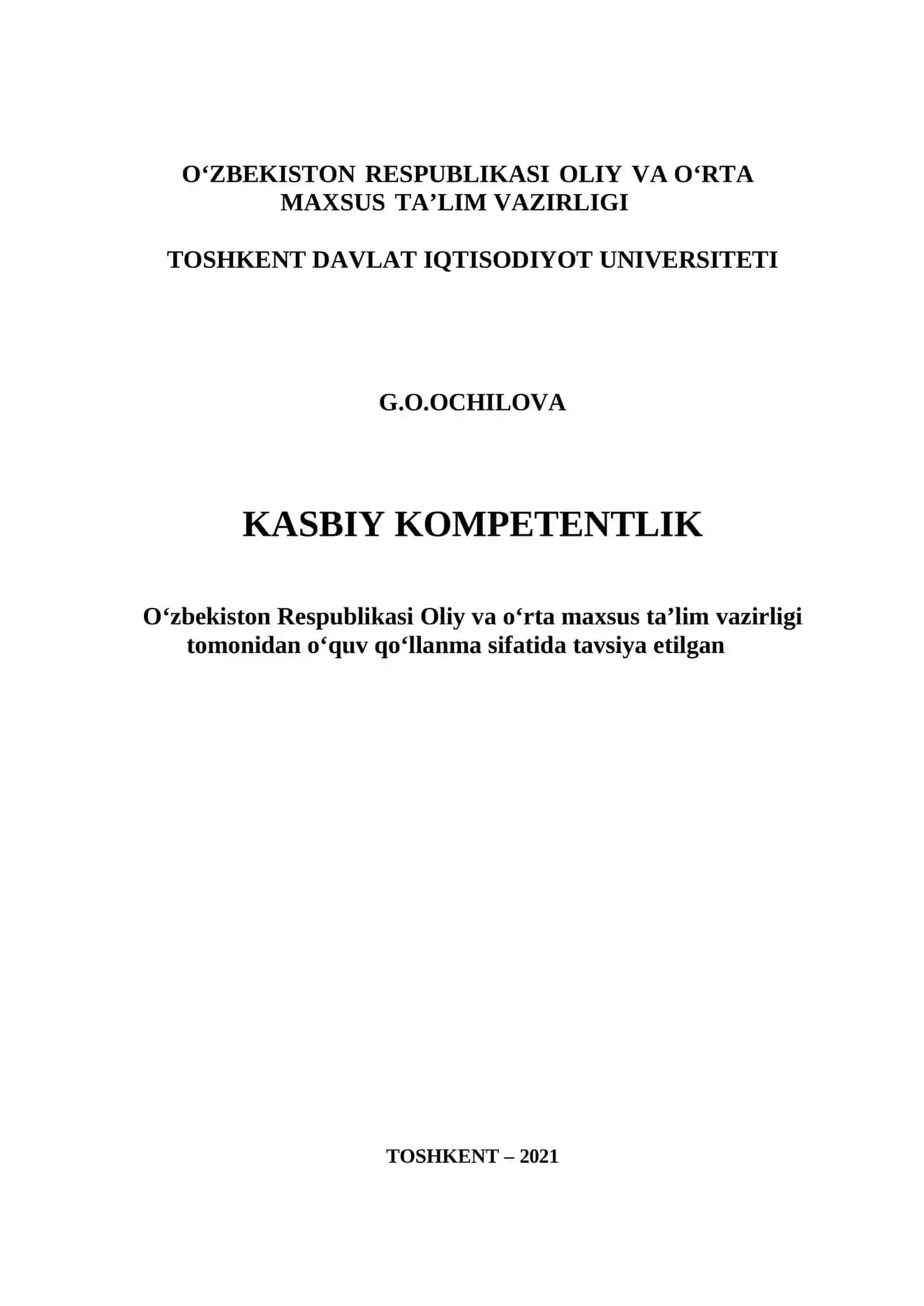 Kasbiy Kompetentlik 2