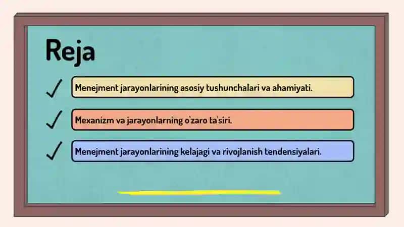 Menejment jarayonlarivamexanizmi 2