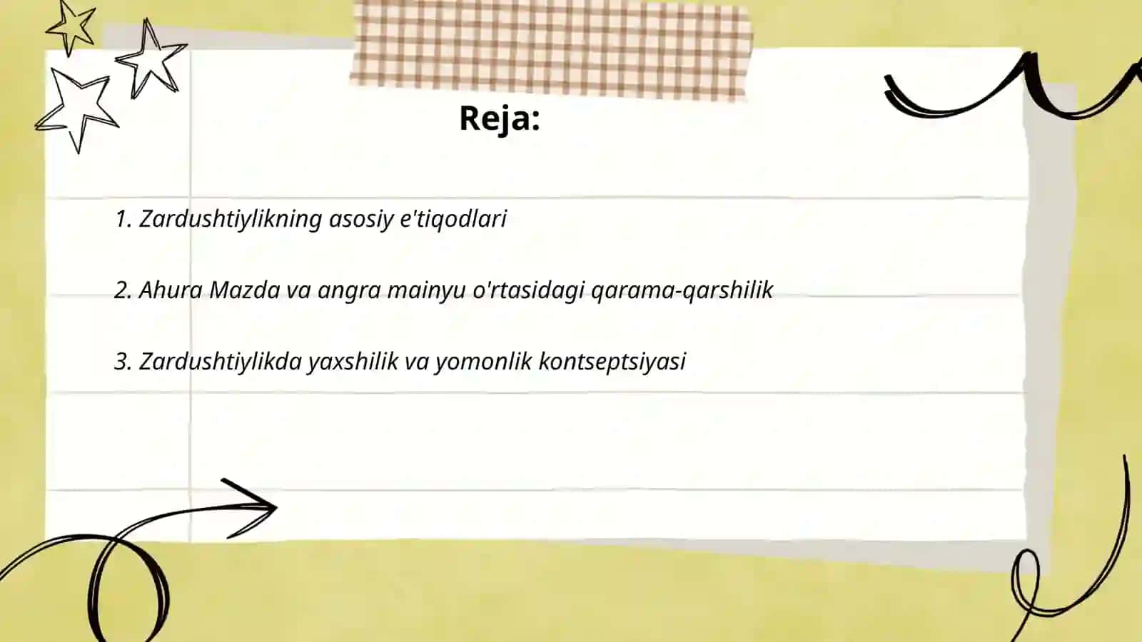 Zardushtiylikning teologik tizimi va diniy marosimlar 2