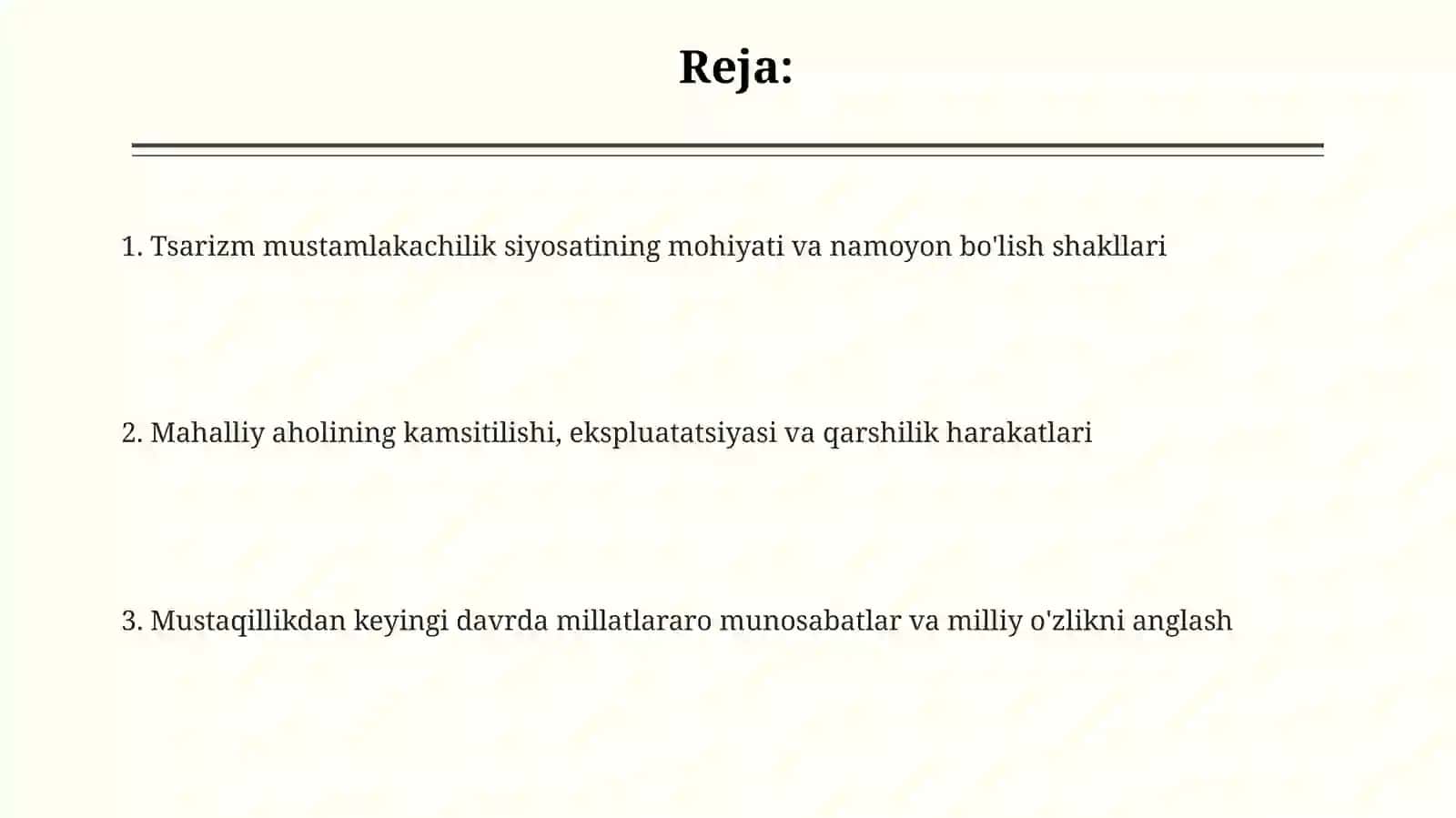 Chorizmning o'lka-mizdagi mustamlakachilik siyosati 2