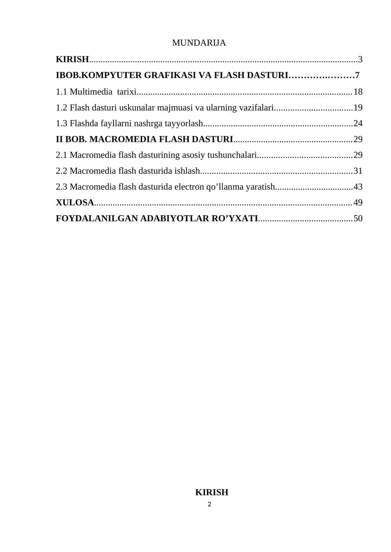 MACROMEDIA FLASH DASTURIDA ELECTRON QO’LLANMA YARATISH 2