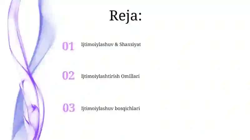 Shaxs sotsializatsiyasi 2
