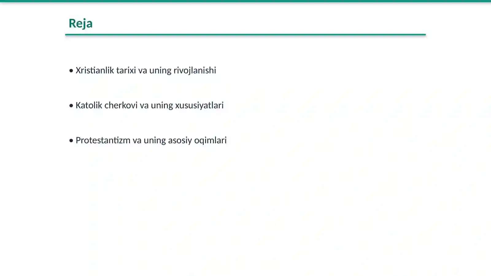 Xristianlikning oqimlari 2