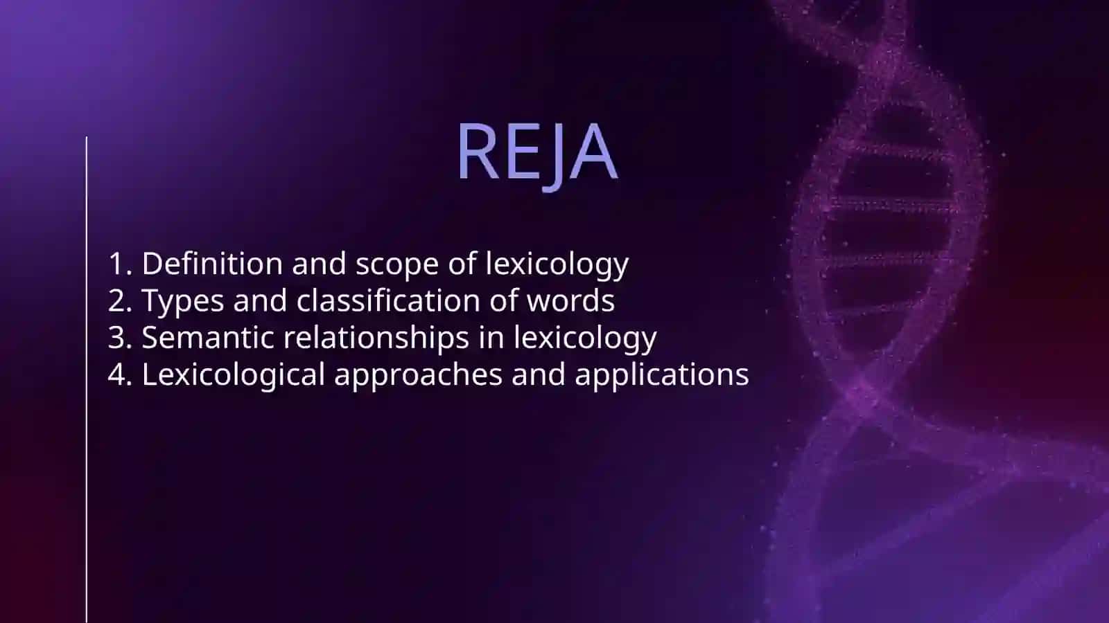 INTRODUCTION TO LEXICOLOGY 2