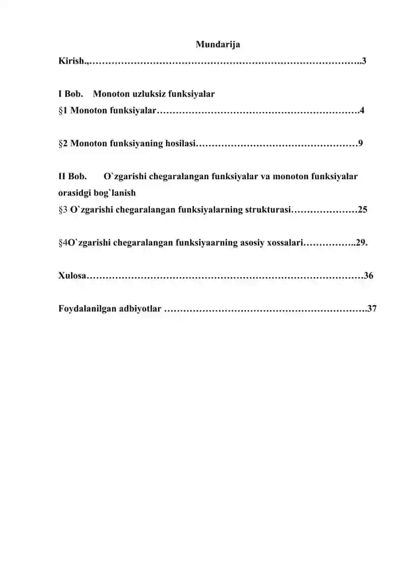 O`zgarishi chegaralangan funksiyalar 2
