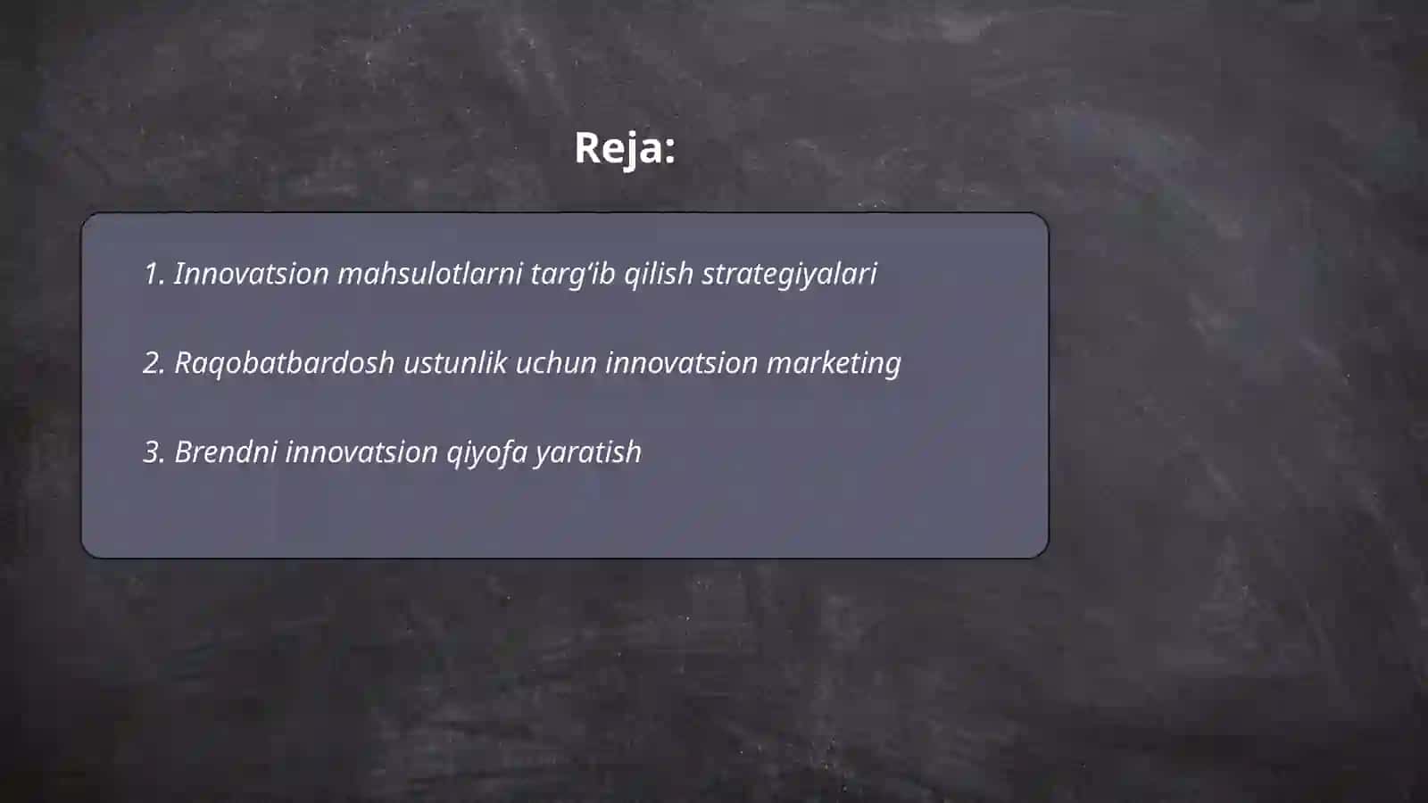 Innovatsion Marketing 2