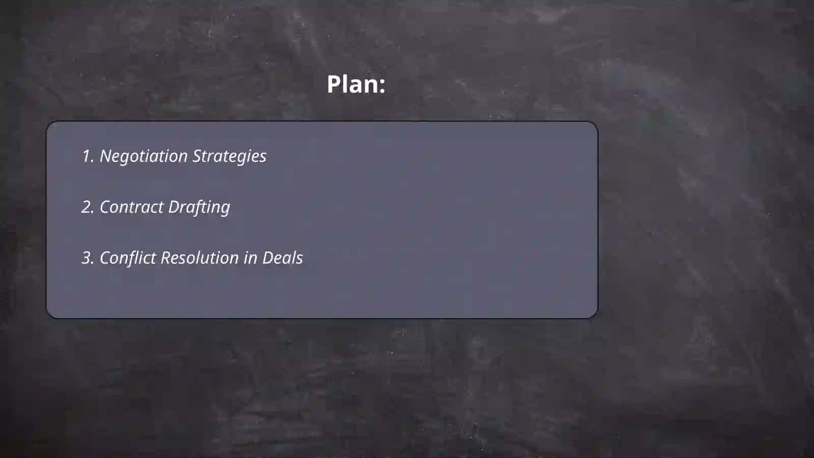 Negotiation Strategies 2
