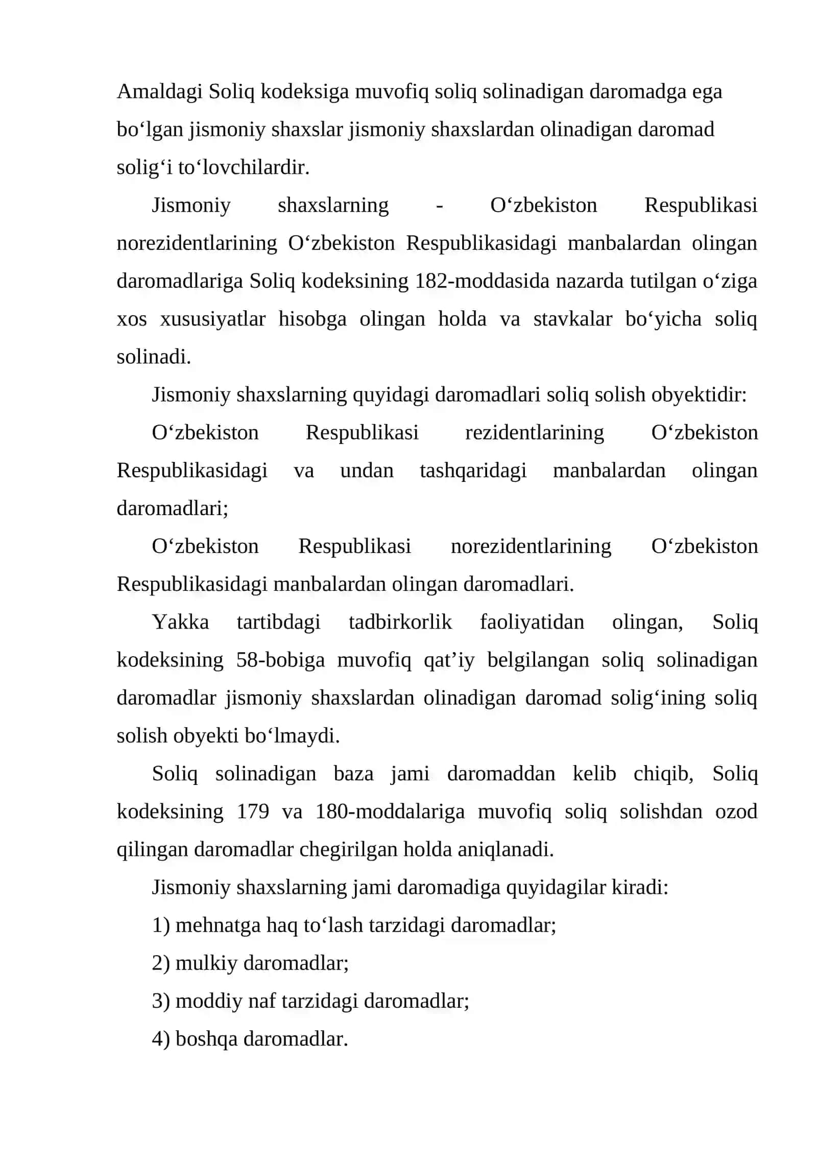 Jismoniy shaxslardan olinadigan daromad solig‘i 2