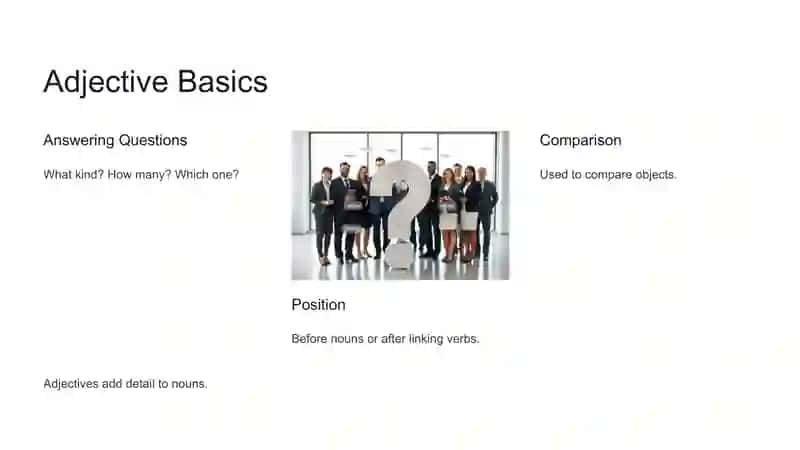 Mastering Adjectives in English 2
