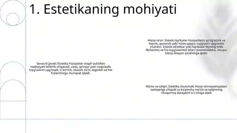 Estetikaning mohiyati 2