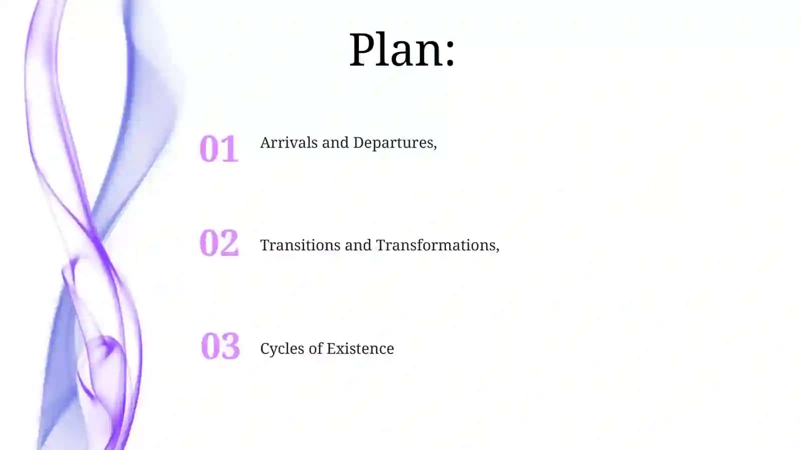 Arrivals and Departures 2